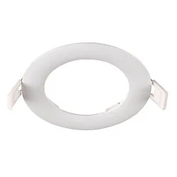 Afdekking DOWNLIGHT V 100 plat, met klemveren, wit