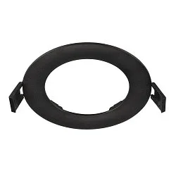 Afdekking DOWNLIGHT V 100 plat, zwart