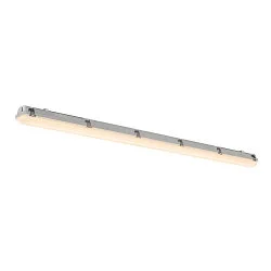 Armatuur voor vochtige ruimten WATERPROOF V 1500 ON-OFF slagvast, schakelbaar IP66, grijs 