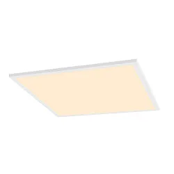 Plafondarmatuur PANEL V 600 ON-OFF CCT Switch, schakelbaar IP54 / IP40, wit, gelakt 