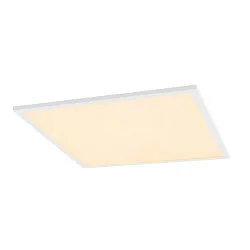 Plafondarmatuur PANEL V 600 ON-OFF CCT Switch, UGR < 19, schakelbaar IP54 / IP40, wit, gelakt 