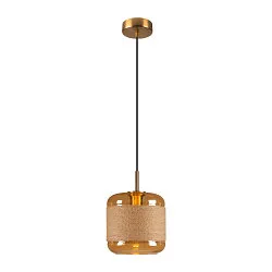 Pendelarmatuur PANTILO ROPE 20 E27 IP20, goud dimbaar