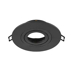 Verzonken plafondring NEW TRIA® 75 XL rond, zwart