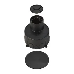 Inbouwbehuizing DASAR® S, zwart