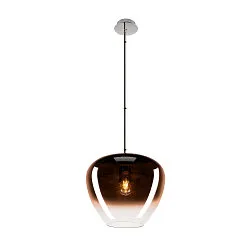 Pendelarmatuur PANTILO CONVEX 40 E27 IP20, chroom