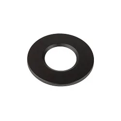 Afdekking UNIVERSAL DOWNLIGHT IP65 rond, stijf, gesloten, luchtdicht, zwart