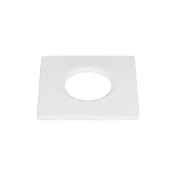 Afdekking UNIVERSAL DOWNLIGHT IP65 hoekig, stijf, gesloten, luchtdicht, wit