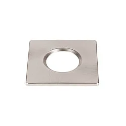 Afdekking UNIVERSAL DOWNLIGHT IP65 hoekig, stijf, gesloten, luchtdicht, chroom