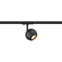 1-fase spot LIGHT EYE® 90 draaibaar, roteerbaar GU10 IP20, zwart dimbaar