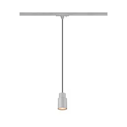 1-fase pendelarmatuur PURI 2.0 - TUBE cilindrisch GU10 IP20, grijs dimbaar