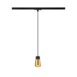 1-fase pendelarmatuur PURI 2.0 - DOME halfrond GU10 IP20, zwart dimbaar