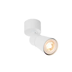 Wand- en plafondarmatuur PURI 2.0 - CONE GU10 IP20, wit dimbaar