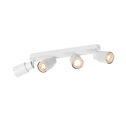 wall and ceiling luminaire PURI 2.0 - TUBE 4 flames, long GU10 IP20, white dimmable