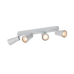 wall and ceiling luminaire PURI 2.0 - DOME 4 flames, long GU10 IP20, grey dimmable