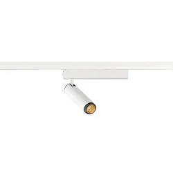 1-phase spot GRIP! S PHASE DTW swivelling, for VDU workstation, Dim-To-Warm IP20, white dimmable