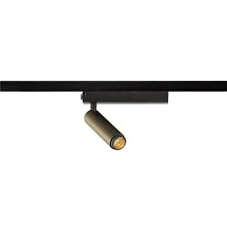 1-phase spot GRIP! S PHASE DTW swivelling, for VDU workstation, Dim-To-Warm IP20, bronze dimmable
