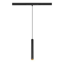 pendant luminaire GRIP! S 48V DALI DTW for VDU workstation, DALI controllable, Dim-To-Warm IP20, black dimmable