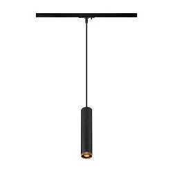 1-fase pendelarmatuur GRIP! L GU10 GU10 IP20, zwart dimbaar