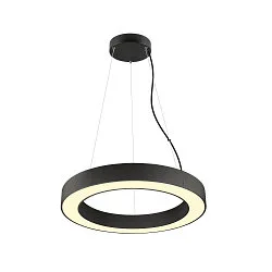 Pendelarmatuur MEDO® RING 60 DALI voor BAP, DALI aanstuurbaar, CCT Switch IP20, zwart dimbaar