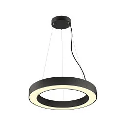 Pendelarmatuur MEDO® RING 60 PHASE voor BAP, CCT Switch IP20, zwart dimbaar