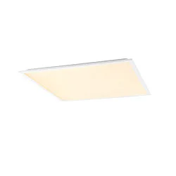Plafondarmatuur PANEL C 600 ON-OFF CCT Switch, UGR < 19, schakelbaar IP54 / IP20, wit, gelakt 