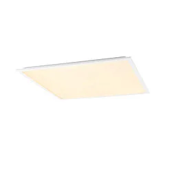 Plafondarmatuur PANEL C 625 ON-OFF CCT Switch, UGR < 19, schakelbaar IP54 / IP20, wit, gelakt 