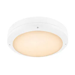 Wand- en plafondarmatuur OUTDOOR BULKHEAD V 360 CCT Switch, slagvast, schakelbaar IP65, wit, gelakt 