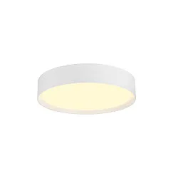Plafondarmatuur DECONA 30 CL rond, geschikt voor beeldschermwerkstations IP44, wit, gelakt dimbaar