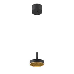 Pendelarmatuur GRIP! FLAT IP20, goud, zwart dimbaar