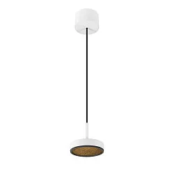 Pendelarmatuur GRIP! FLAT IP20, zwart, wit dimbaar
