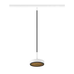 Pendelarmatuur GRIP! FLAT IP20, zwart, wit dimbaar