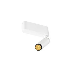 Plafondarmatuur GRIP!S SINGLE geschikt voor beeldschermwerkstations IP20, zwart, wit, gelakt dimbaar