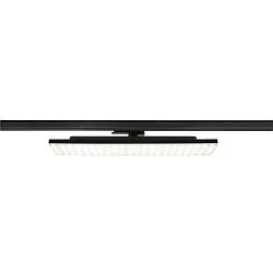 3-phase spot SIGHT PANEL DALI square, rotatable, DALI controllable IP20, black dimmable