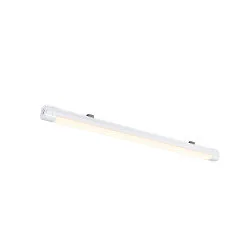 Armatuur voor vochtige ruimten WATERPROOF V EASY 120 schakelbaar, multipower IP65, wit 
