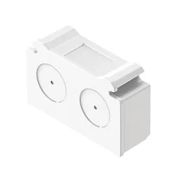 Lichtlijnsysteem eindkap EASYLIGHT WH mechanisch, universeel, wit