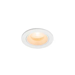 ceiling recessed luminaire NUMINOS® XS round, suitable for VDU workstation IP20, white, lacquered dimmable