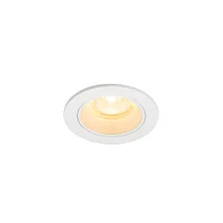 ceiling recessed luminaire NUMINOS® XS round, suitable for VDU workstation IP20, white, lacquered dimmable