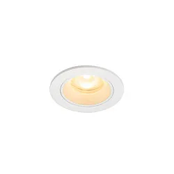 Plafondinbouwarmatuur NUMINOS® XS rond, geschikt voor beeldschermwerkstations IP20, wit, gelakt dimbaar