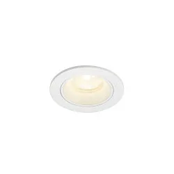 ceiling recessed luminaire NUMINOS® XS round, suitable for VDU workstation IP20, white, lacquered dimmable