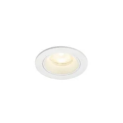 Plafondinbouwarmatuur NUMINOS® XS rond, geschikt voor beeldschermwerkstations IP20, wit, gelakt dimbaar