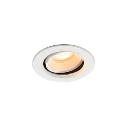 Plafondinbouwarmatuur NUMINOS® MOVE XS rond, geschikt voor beeldschermwerkstations IP20, wit, gelakt dimbaar