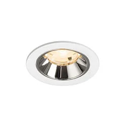 ceiling recessed luminaire NUMINOS® S suitable for VDU workstation IP20, chrome, white dimmable