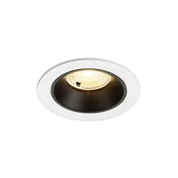 Plafondinbouwarmatuur NUMINOS® S geschikt voor beeldschermwerkstations IP20, zwart, wit dimbaar