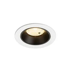 Plafondinbouwarmatuur NUMINOS® S geschikt voor beeldschermwerkstations IP20, zwart, wit dimbaar