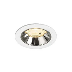 ceiling recessed luminaire NUMINOS® S suitable for VDU workstation IP20, chrome, white dimmable