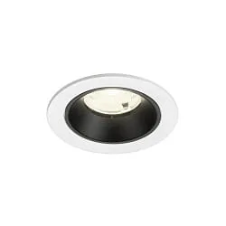 ceiling recessed luminaire NUMINOS® S suitable for VDU workstation IP20, black, white dimmable
