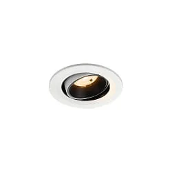 ceiling recessed luminaire NUMINOS® MOVE S swivelling, suitable for VDU workstation IP20, black, white dimmable
