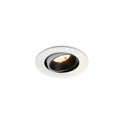 ceiling recessed luminaire NUMINOS® MOVE S swivelling, suitable for VDU workstation IP20, black, white dimmable
