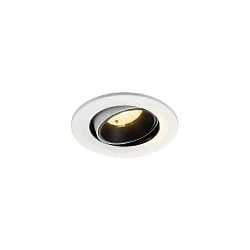 Plafondinbouwarmatuur NUMINOS® MOVE S draaibaar, geschikt voor beeldschermwerkstations IP20, zwart, wit dimbaar