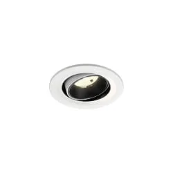 Plafondinbouwarmatuur NUMINOS® MOVE S draaibaar, geschikt voor beeldschermwerkstations IP20, zwart, wit dimbaar